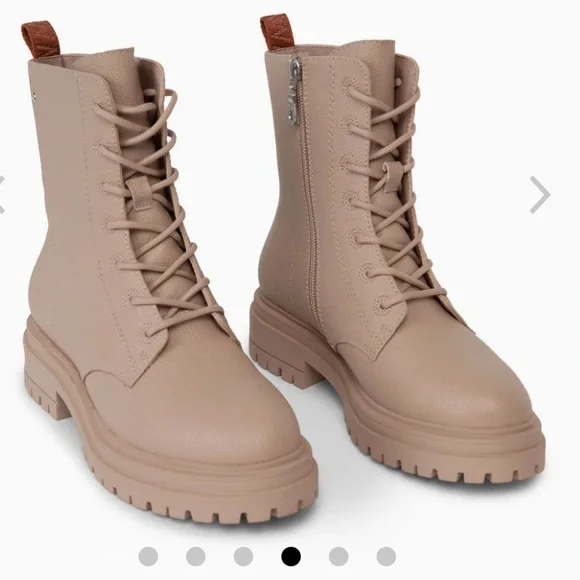 Matt & Nat Marlee Y2K Chunky Combat Boots - Picture 8 of 12